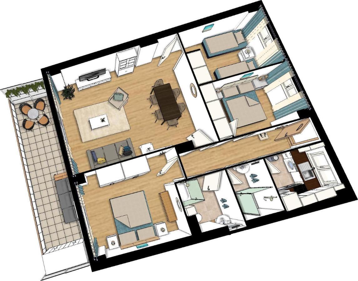 Garden Beach Apartment トレビエハ エクステリア 写真